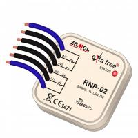 Изображение RNP-02 | Передатчик встраиваемый управление кнопочным выключателем (4 канала) RNP-02 Zamel