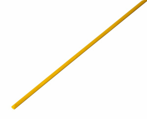 Изображение 20-1502 | Трубка термоусаживаемая тонкостенная 1,5/0,75 мм, желтая, L=1м, до 0,6кВ 20-1502 REXANT